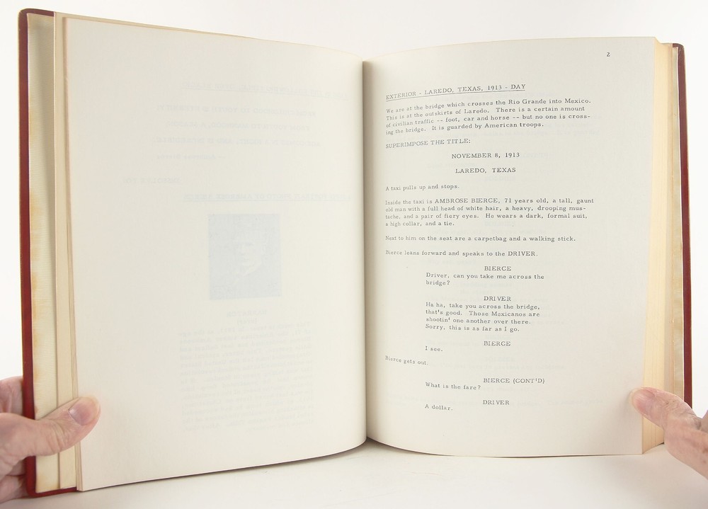 Rare 1972 First Dan O'Bannon ('Alien') Script The Devil In Mexico Leather Bound