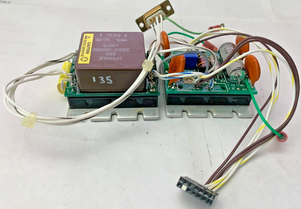 Fiber Optic Transceiver Amplifier DC-DC Power Modules w Cabling free shipping