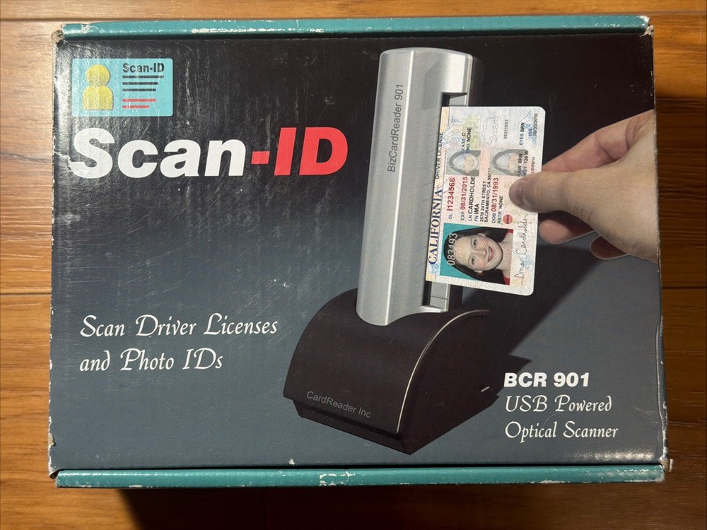 Scan-ID BCR 901 scanner SLA1 + Scan-ID LITE Version software for Windows