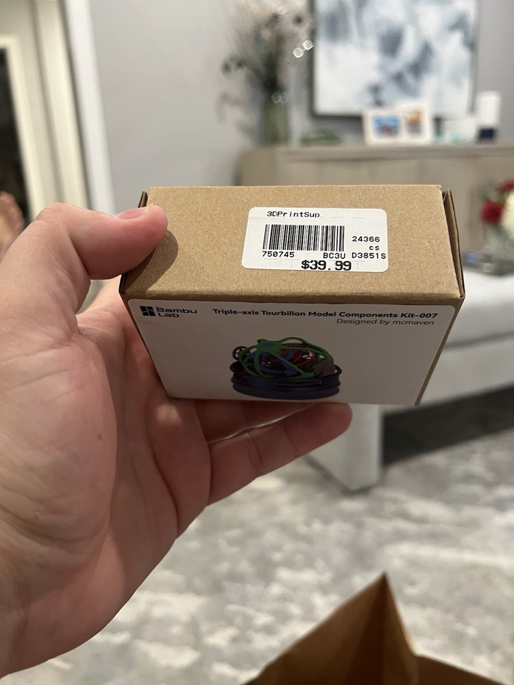 Bambu Lab 3 three axis tourbillon Model kit