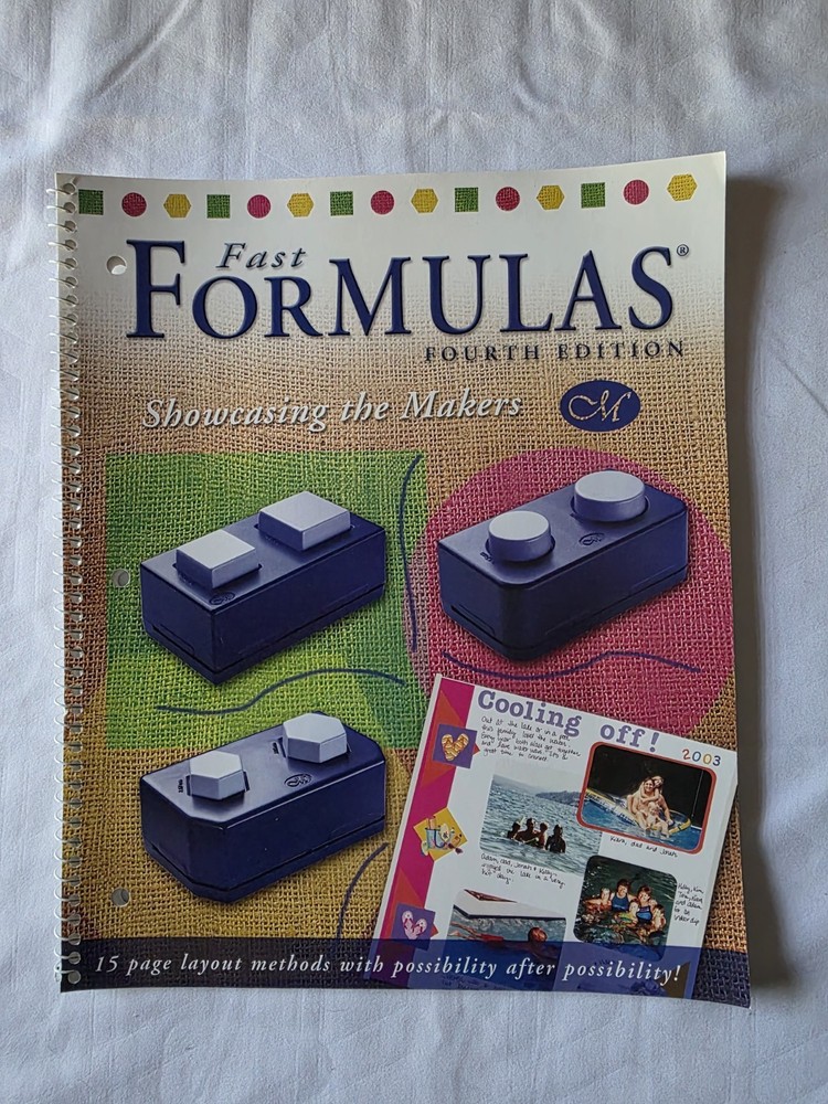 Creative Memories Fast Formulas | 4th Edition | Scrapbook Layout Methods | 2003