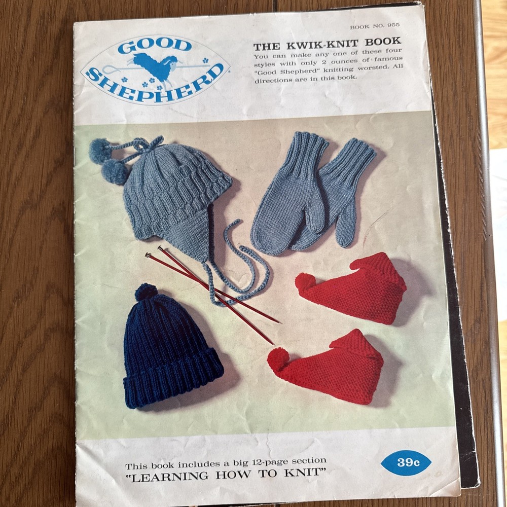 Lot Vintage Assorted Knitting Pattern Booklets