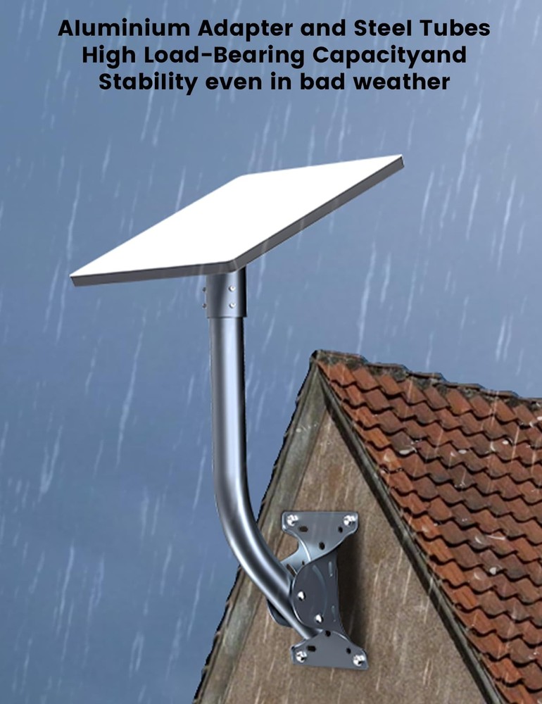 Precision Starlink Gen3 Antenna Mount – Multi-Angle Adjustable, Robust Alumin...