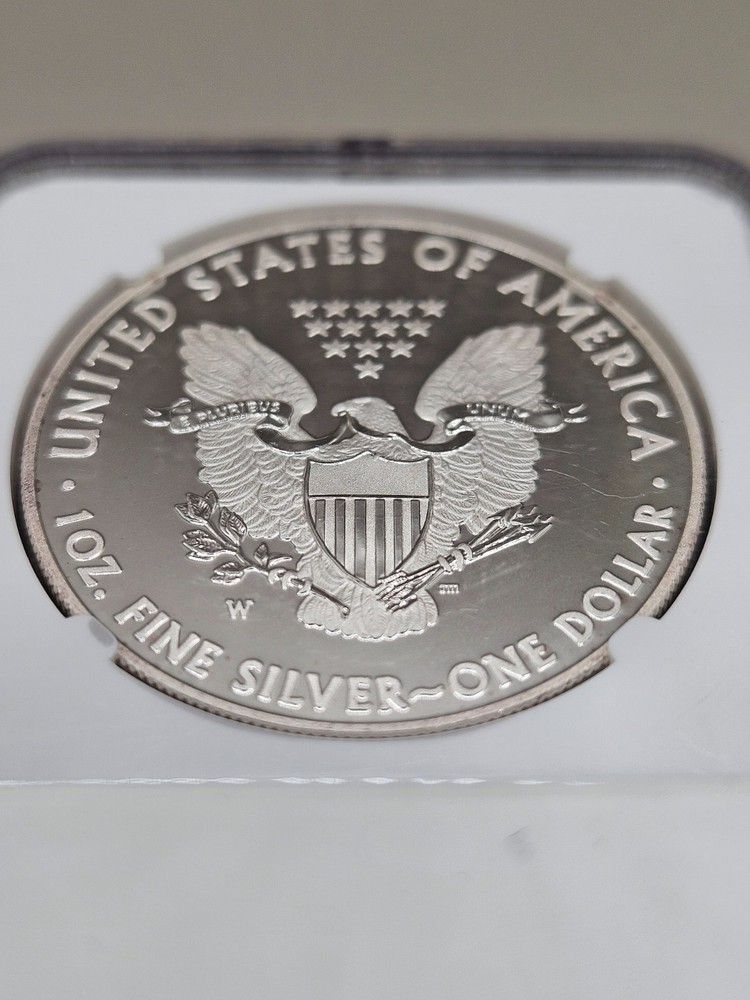 2013 W Silver Eagle Enhanced Finish NGC SP 70