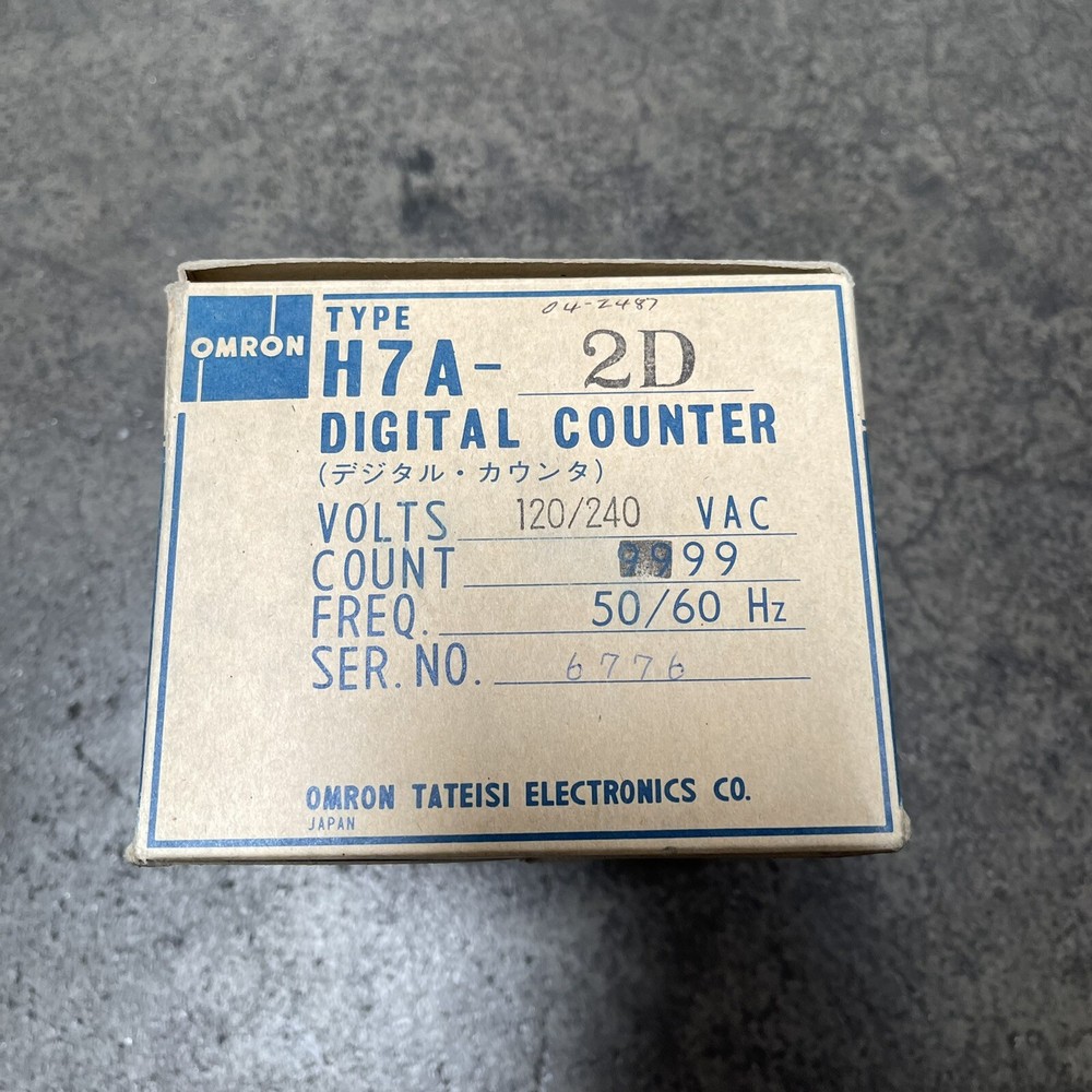 Omron Tateisi Digital Counter H7A-2D
