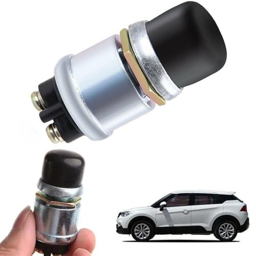 4Pcs Push Button Momentary Starter Switch, Weatherproof Engine Start Push