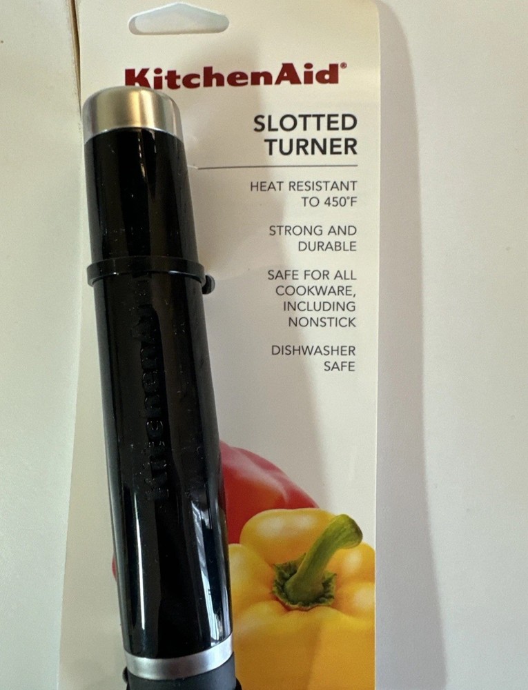 Kitchenaid Slotted Turner, Black, New