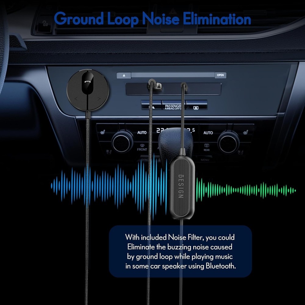 Bluetooth Car Kit with Bluetooth 5.3 Technology