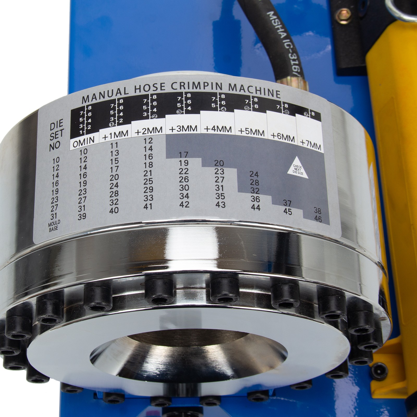 Portable Hydraulic Hose Crimper Pipe Crimping Machine 5600KN With 9 Sets Dies