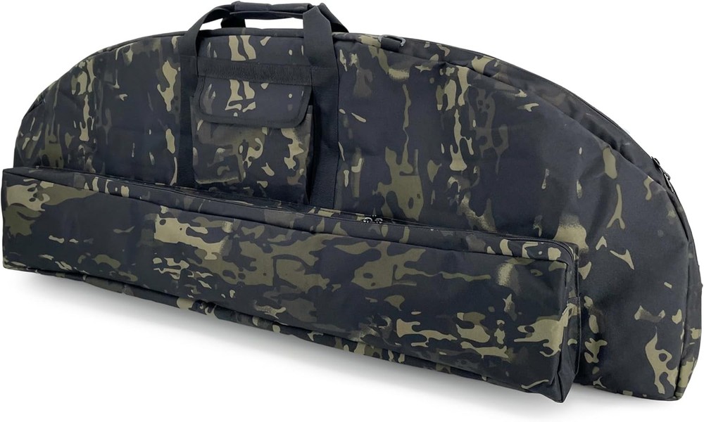 Compartmentalized Soft Bow Case - Portable Archery Solution with Arrow Storage