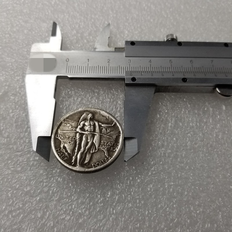 1938 S Oregon Trail Commemorative Silver Half Uncirculated Dollar 50C