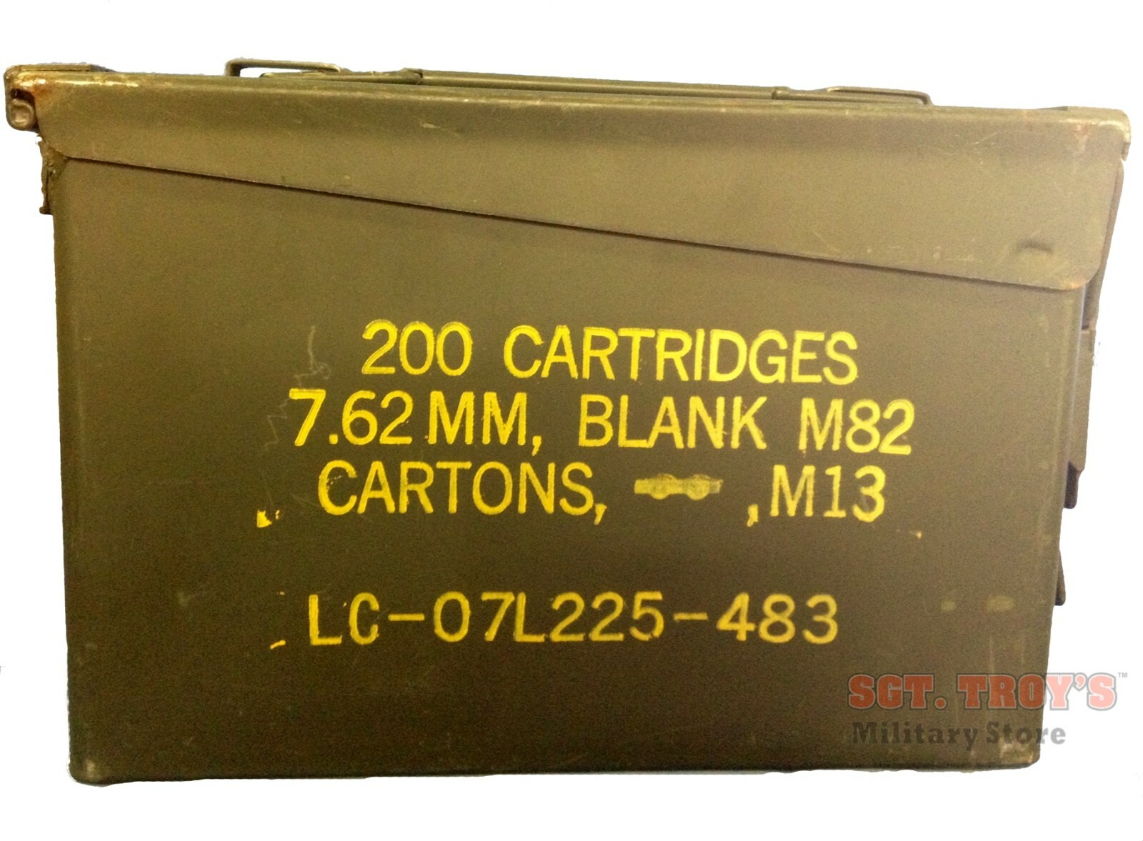 12 PACK Military .30 Caliber 7.62mm Metal Ammo Can M19A1 30CAL Box VG Condition