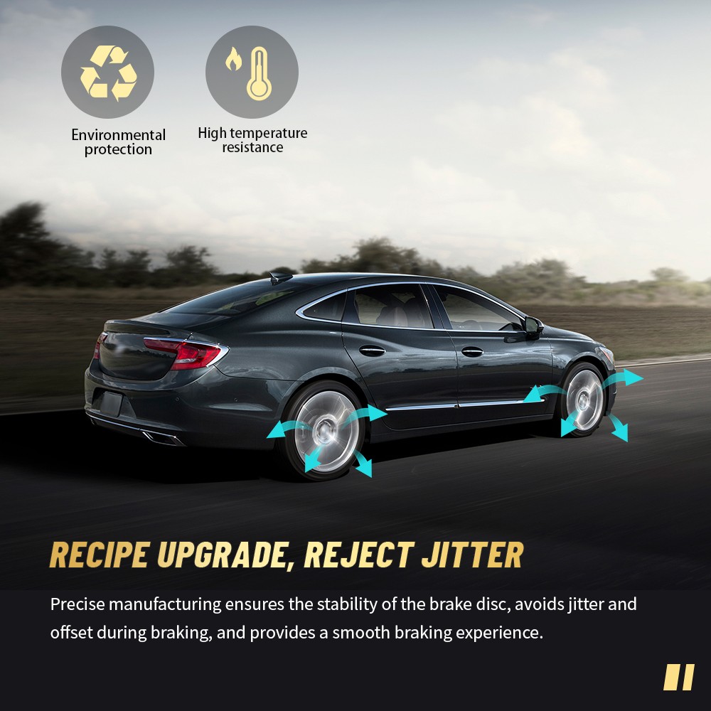 Front & Rear Brake Rotors Ceramic Pads for 2013 2014 2015 2016 2017 Honda Accord