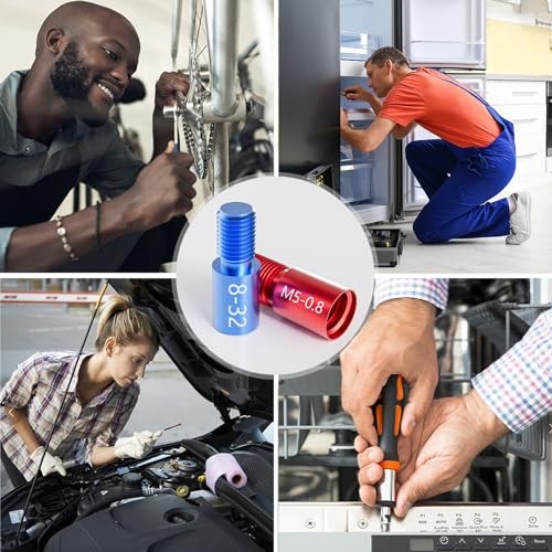 Nut & Bolt Thread Checker - 44PCS Independent Assembly Size Checker, Practical