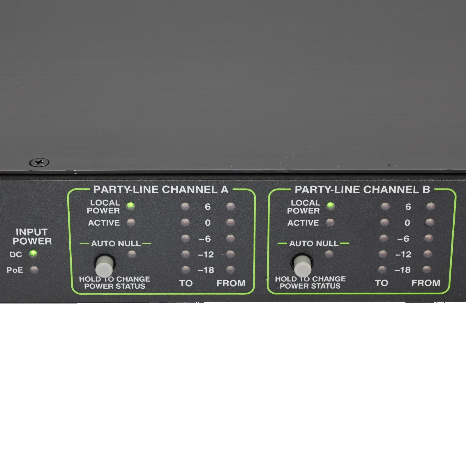 Studio Technologies Model 545DC Dante to 2-Channel Party Line Intercom Interface