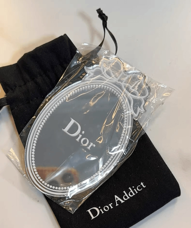 Dior Classic Bow-Adorned Oval Mirror Compact New in box