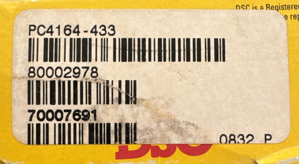 DSC Wireless Receiver Module 433MHz | Model: PC4164-433