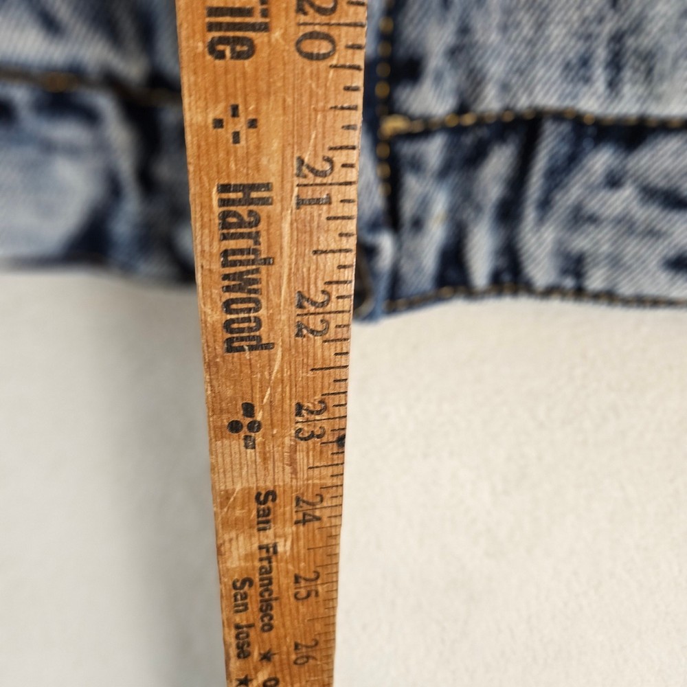 MNML UNISEX SMALL COLLARD WORK DENIM JACKET NWT DISTRESSED