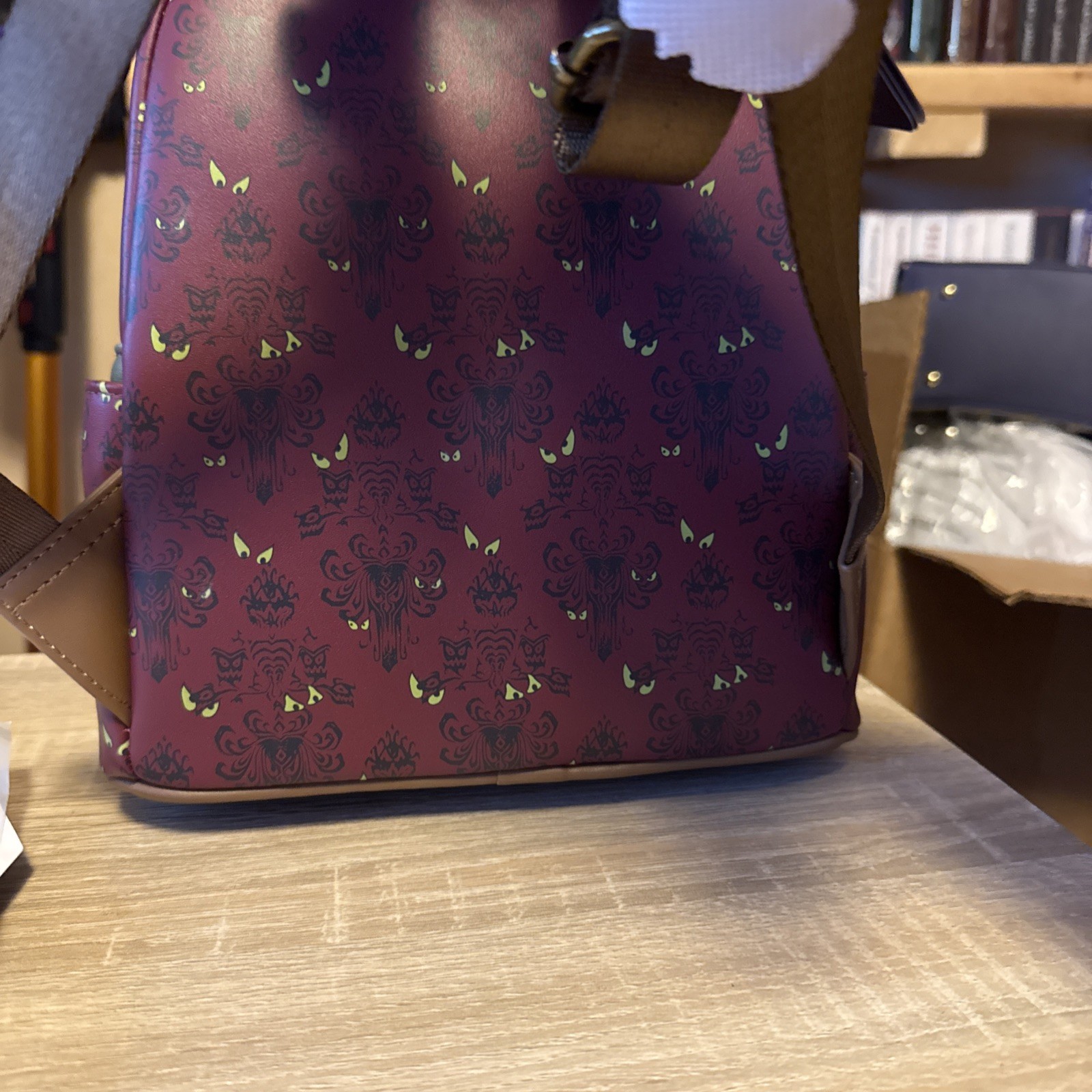 Loungefly Haunted Mansion Stretching Room Portraits Mini Backpack