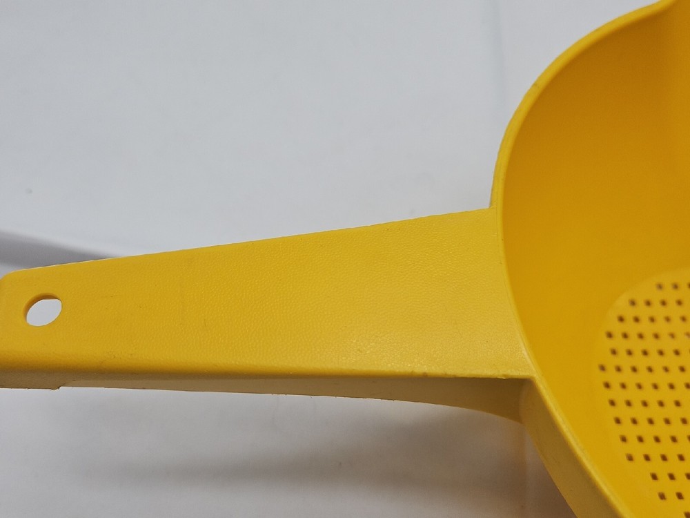 Vintage Yellow Tupperware Colander/Strainer