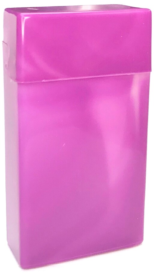 Eclipse Glossy Marble Hard Plastic Crushproof Cigarette Case, 4ct, 100s, 3115M