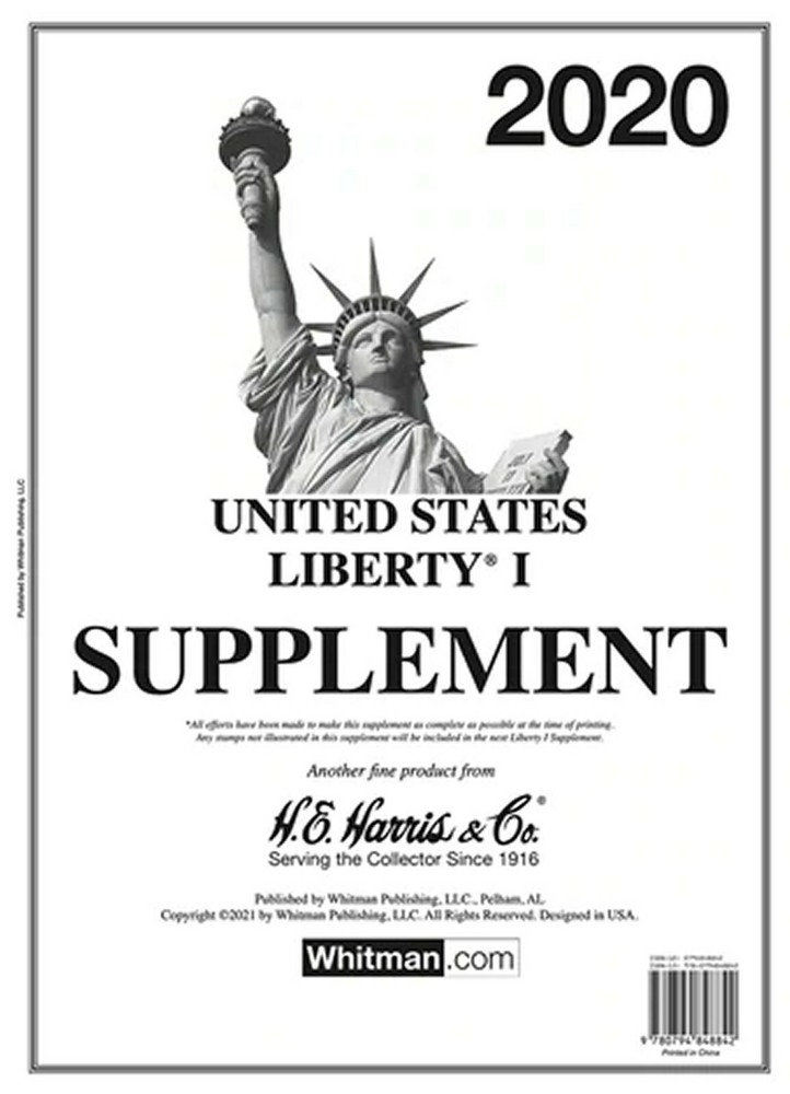 H E Harris Liberty 1 2020 Stamp Album Supplement ( HE HARRIS LIBERTY I 2020 )