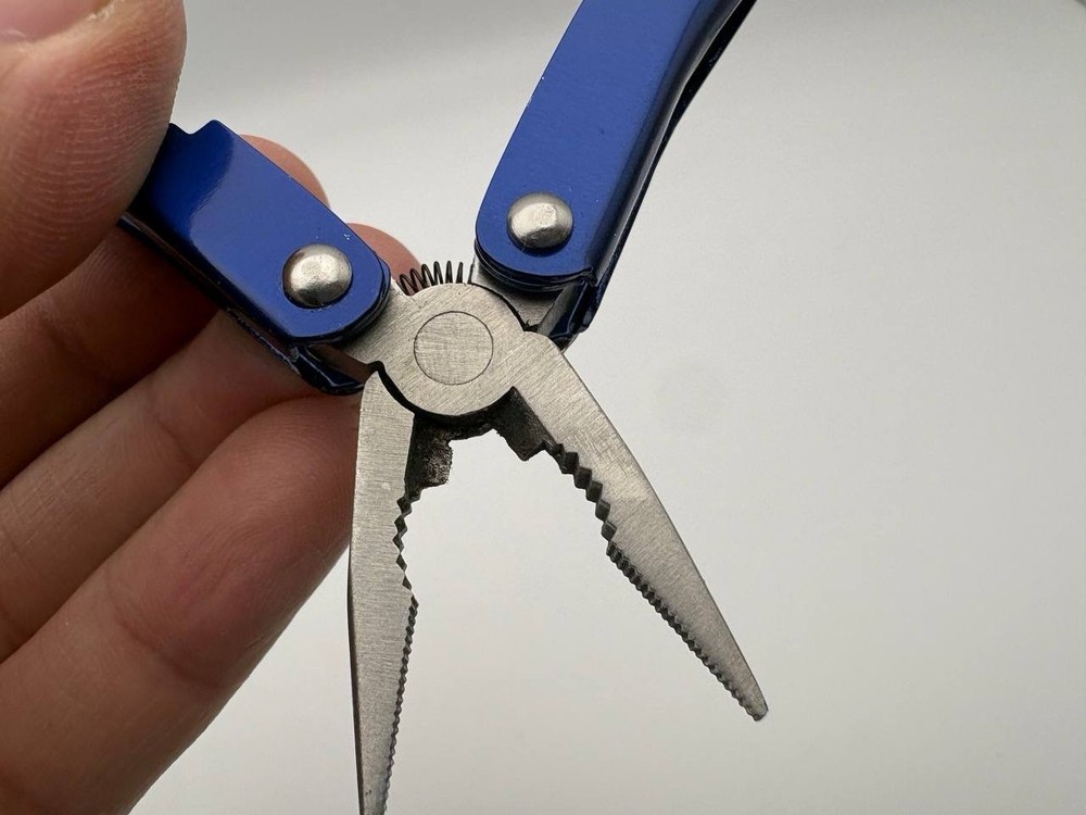 Blue Stainless Steel Multi-Functional Hand Tool Kit