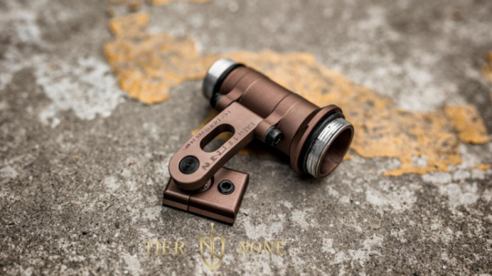 SS Precision M-AX CAG Helmet Flashlight Mount Flashlight Base SS MAX Bracket