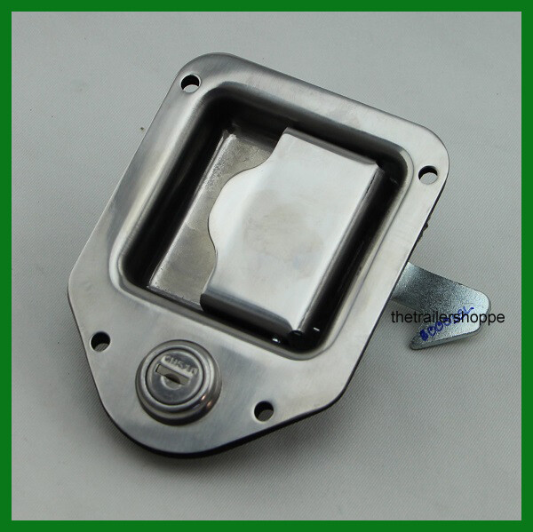 Stainless Steel Replacement Mini Tear Drop Latch with Lock & Keys 8000SSL