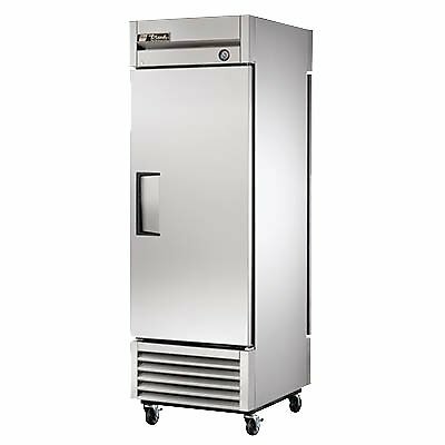 True T-23PT-HC One Section Pass-Thru Solid Swing Door Refrigerator, 23 Cu. Ft.