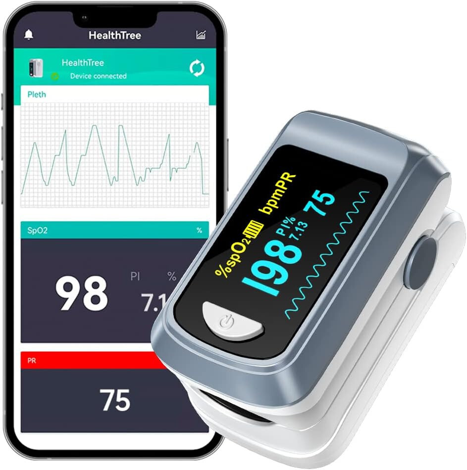 HealthTree Bluetooth Pulse Oximeter