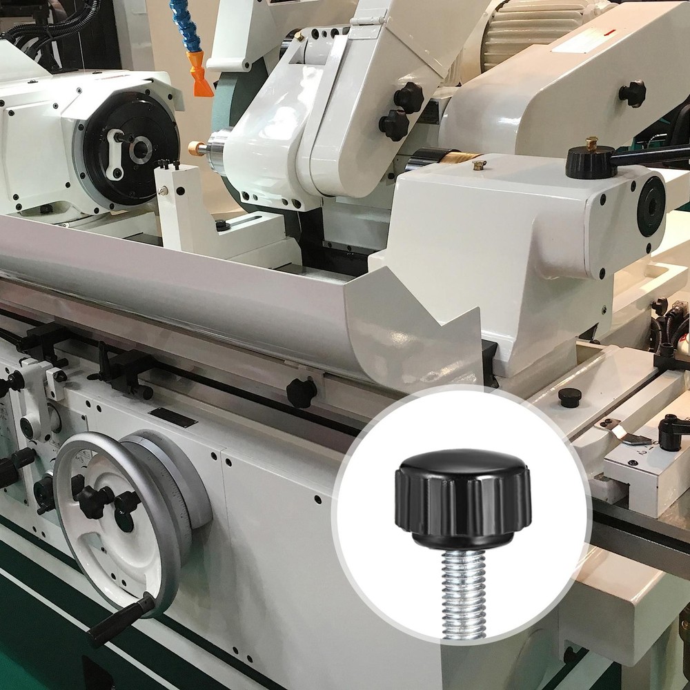 M5 x 25mm male thread knurled locking knobs 3 pcs