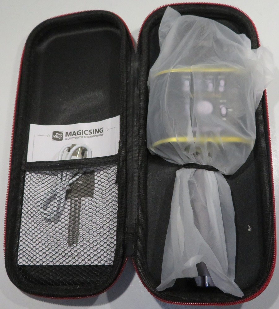 Magic Sing Karaoke MP30 Bluetooth Wireless Mic Mircophone + Speaker - A+++ Cond.