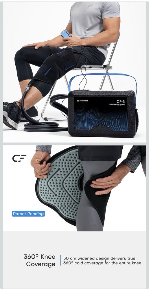 New CF-3 Cold Therapy Machine Knee & Shoulder Large 16.8 QT Programmable