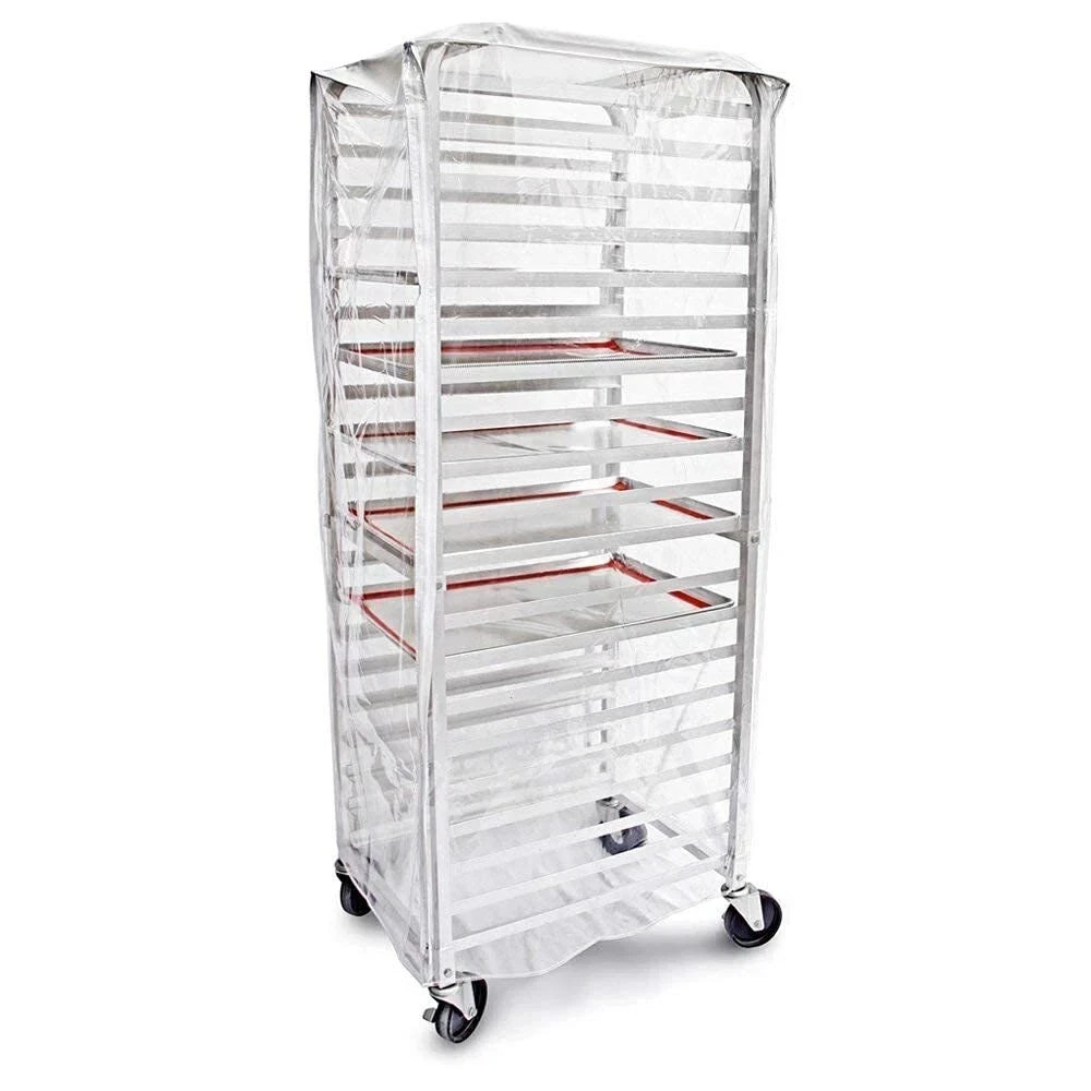 530387 Commercial-Grade Sheet Pan/Bun Pan Rack Cover, Plastic, 20-Tier, 28" L X