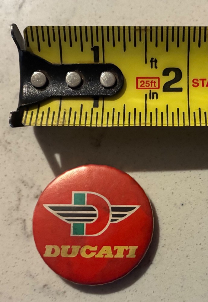 Ducati motorcycle pin.