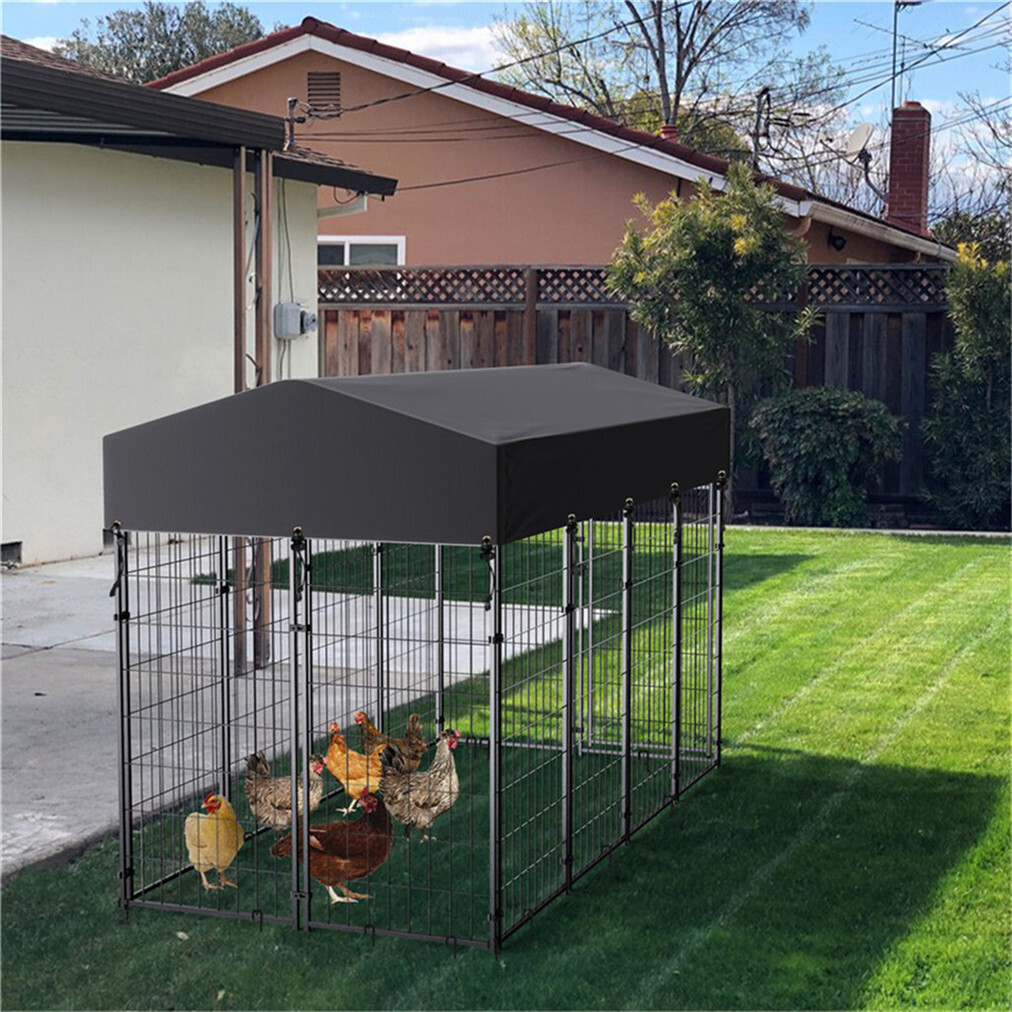 Oversized Large Dog Kennel Outdoor Anti-UV Dog Playpen House Fence Pet Crate
