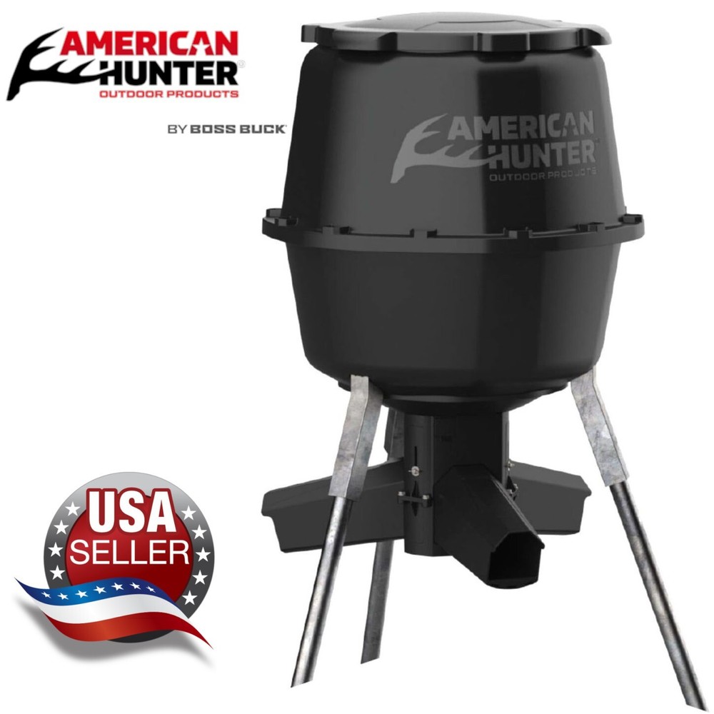 American Hunter 225GRAV 30 Gallon Nesting Hopper with Gravity Game Deer Feeder