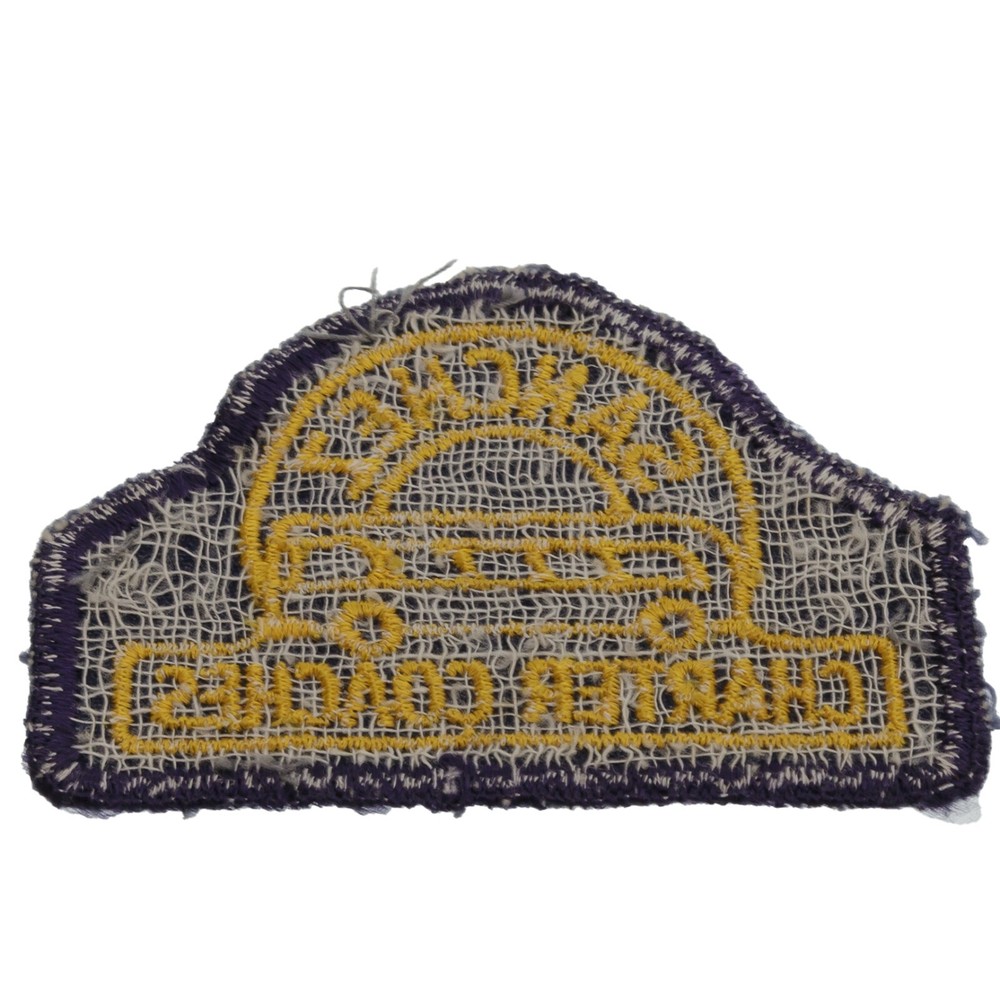 Sanchez Charter Coaches Embroidered Patch, Work Uniform Patch