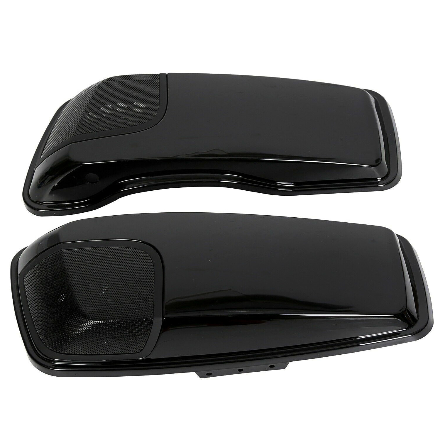 Saddlebag Lids Speaker 5x7 Cutouts For Harley Touring Road King Glide 2014-2024