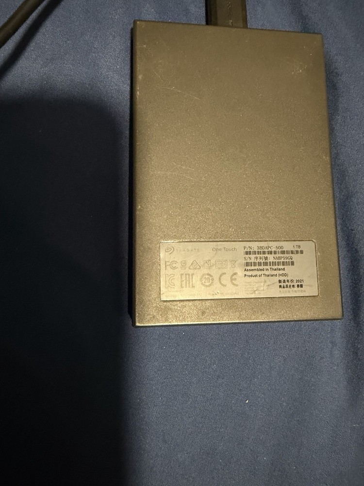 Seagate External Hard Drive 1TB