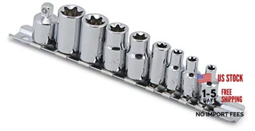 16139 External Star Socket Set - 9 Piece