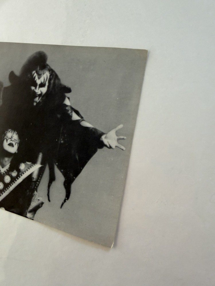 KISS 1974 HOTTER THAN HELL ALBUM PROMO POSTCARD AUCOIN VINTAGE RARE HOLY GRAIL🔥