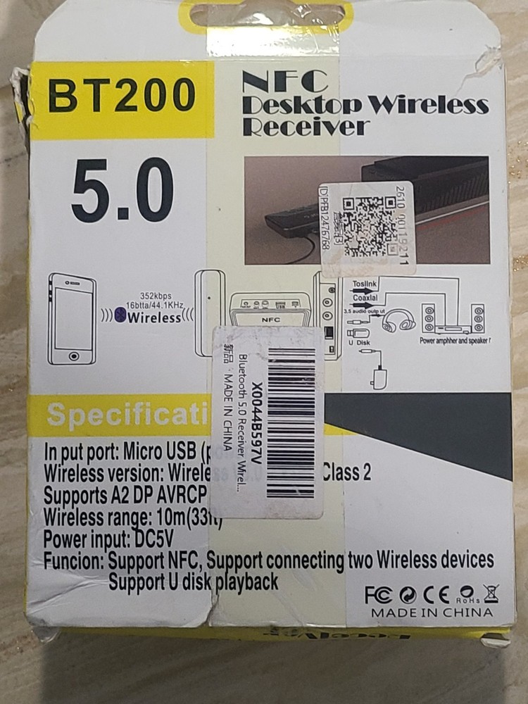 BT200 NFC Desktop Wireless Receiver