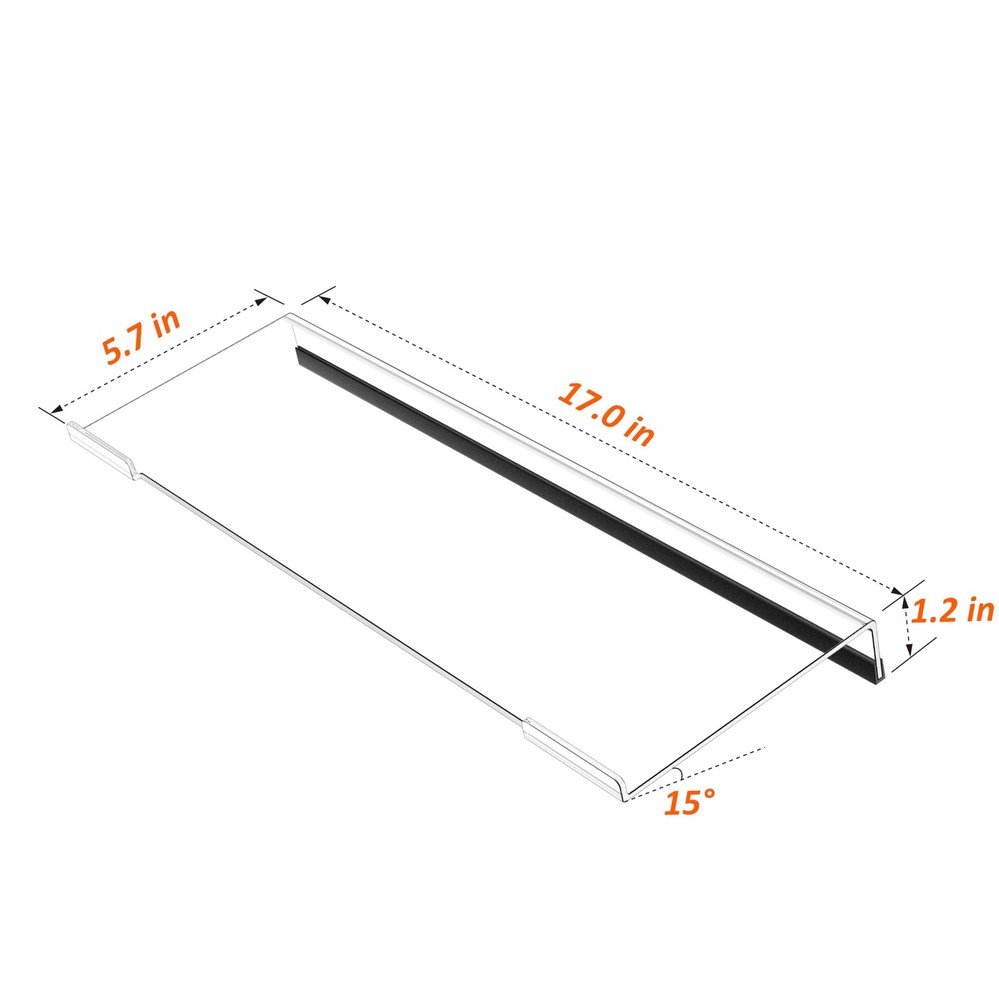 Computer Keyboard Stand PC Keyboard Stand, Acrylic Tilted Keyboard Stand for ...