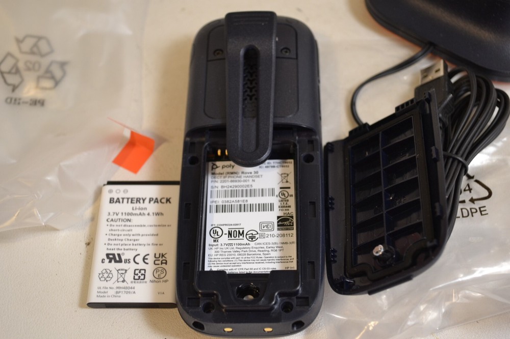GENUINE Poly Rove 30 Wireless Handset & Charging Cradle