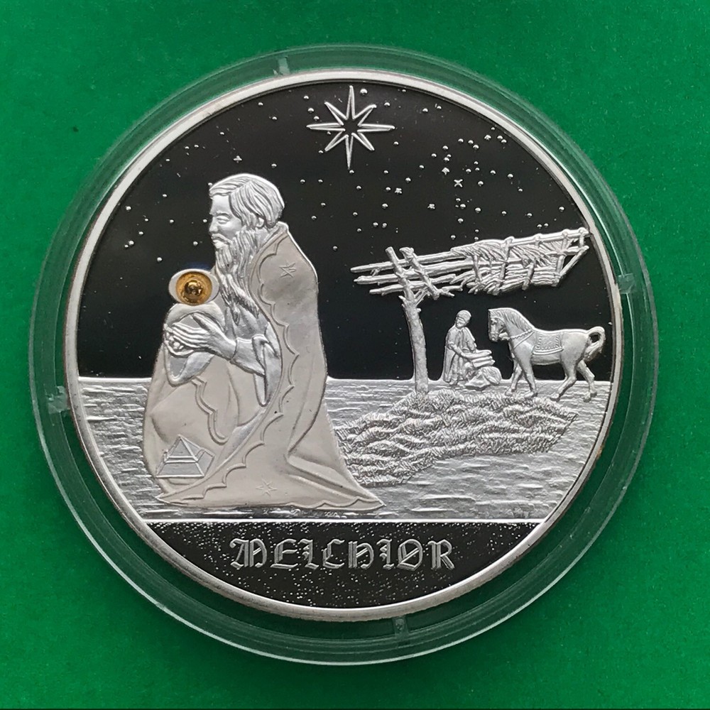 CONGO Silver  10  Francs 2005  MELCHIOR  Proof
