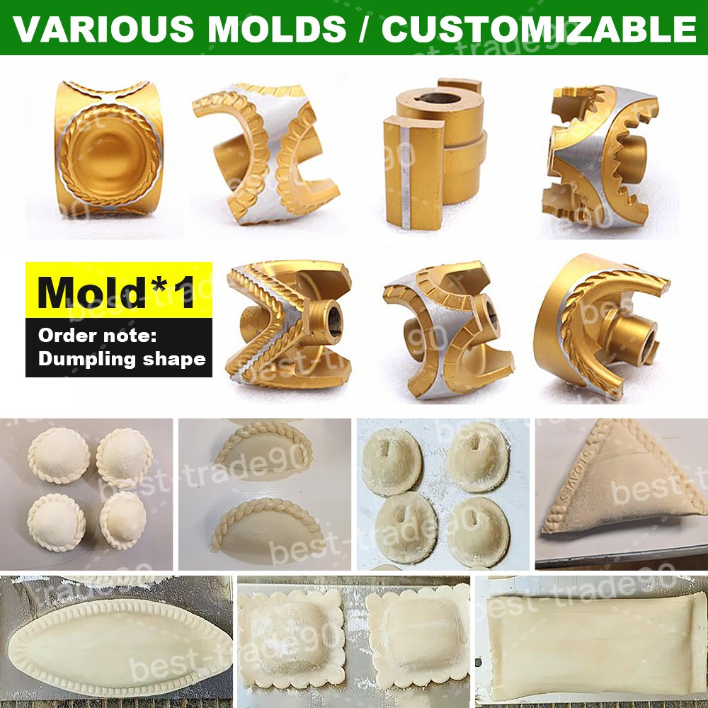 Commercial Dumpling Making Machine Electric Big Empanada Wrapper Maker Stainless