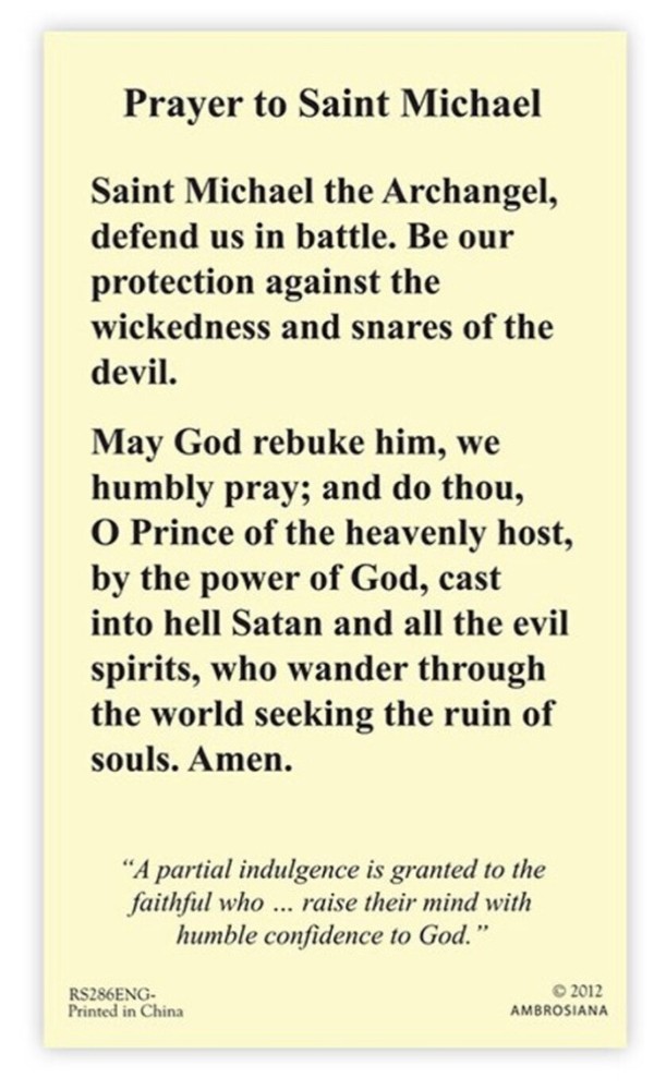 St Michael 1 Decade Rosary + Card Chaplet Tenacious Tenner San Miguel Rosario