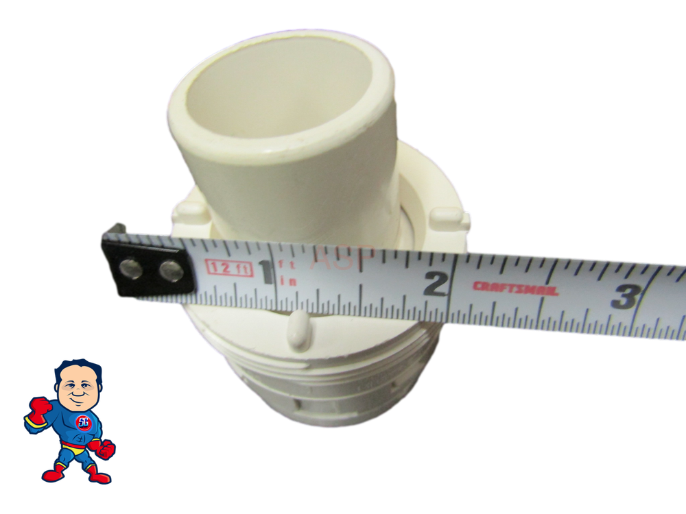 Nozzle, Waterway Poly Jet Caged Style, Directional, White